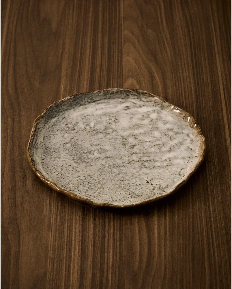 Sivý keramický tanier ø 26 cm Alenia – Kave Home