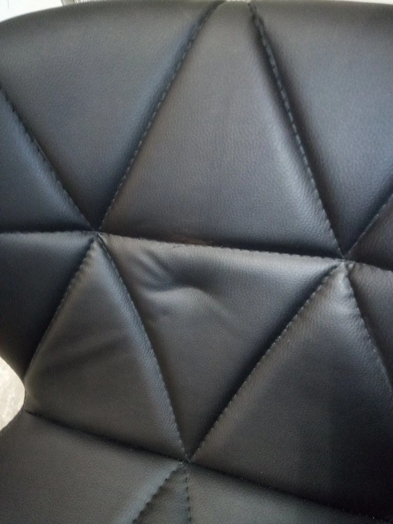 AKCIA Čierne kancelárske kreslo NOTO z eko kože II. akosť