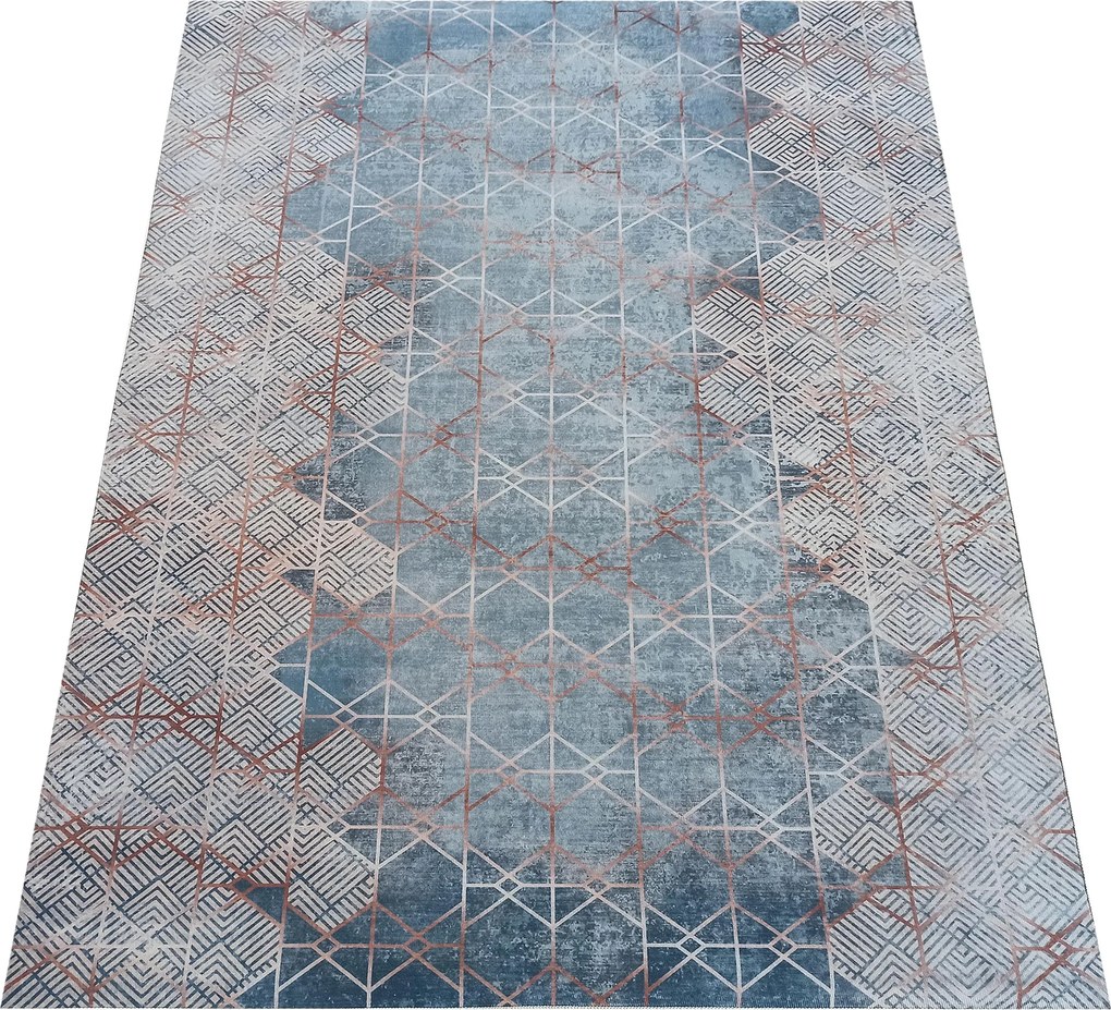 DY Moderný koberec s geometrickým vzorom Horeca-New 108 Rozmer: 80x150 cm