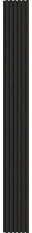 Mexen Lam-F, akustické stenové lamely 275 × 30 cm, plstený podklad 8 mm, technická dyha, eben čierny, S105-275307-3015-023