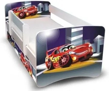 MAXMAX Detská posteľ 160x90 cm so zásuvkou - NOČNÝ AUTÍČKO II 160x90 pre chlapca ÁNO