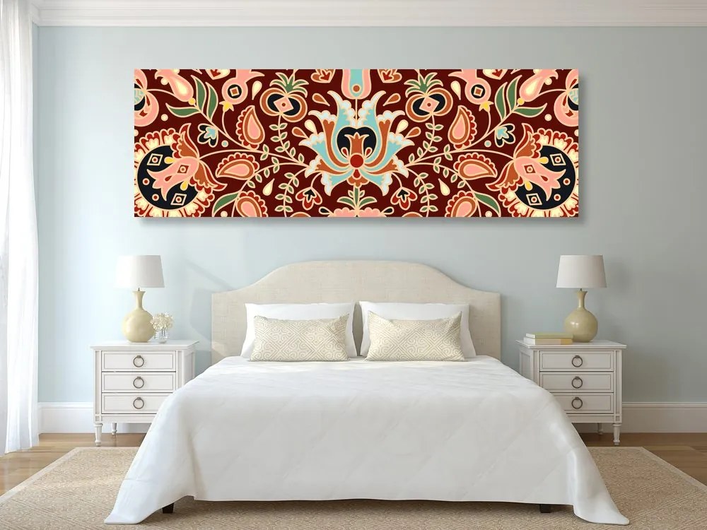 Obraz ľudový ornament - 135x45