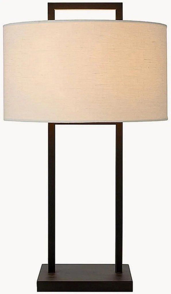 Stolová lampa's ľanovým tienidlom Belford