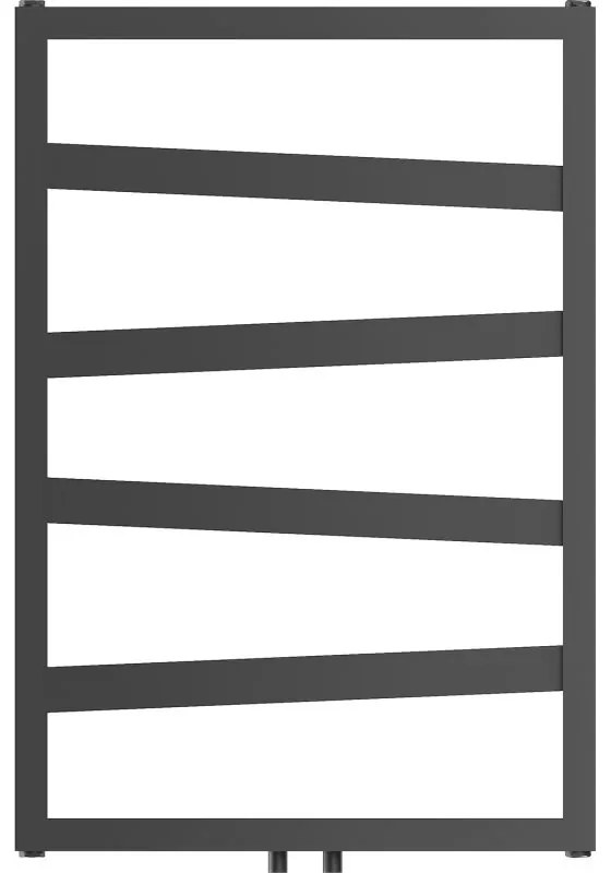 Mexen, Mexen Zoom dekoratívny kúpeľňový radiátor 770 x 530 mm, 275 W, antracit - W130-0770-530-00-66