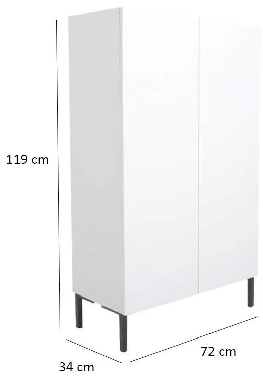 Skrinka Selene (biela) . Akcia -18%. Vlastná spoľahlivá doprava až k Vám domov. 1109417