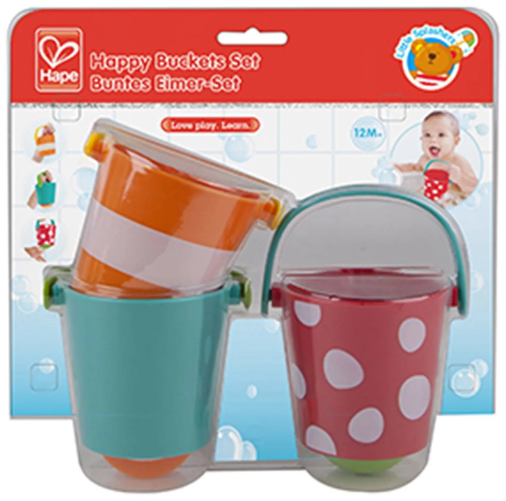 Veselé vedierka – hračka do vody