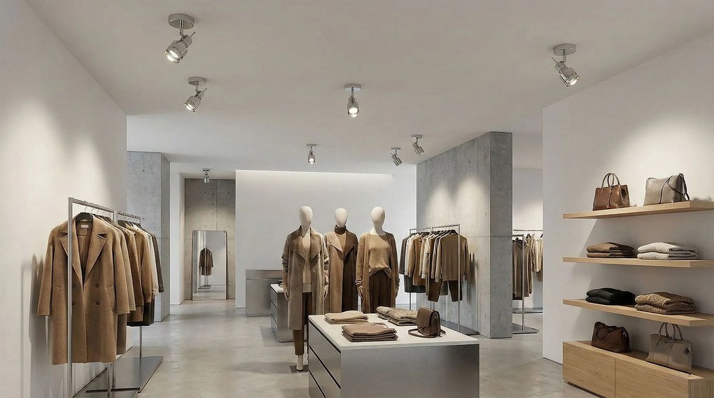 Toolight - Stropná/nástenné svietidlo, reflektor 1xGU10 392197, chrómová, OSW-08481