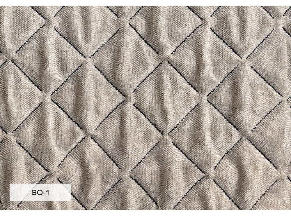 Béžová čalúnená dvojlôžková posteľ s roštom 160x200 cm Sleepy Luna – Miuform