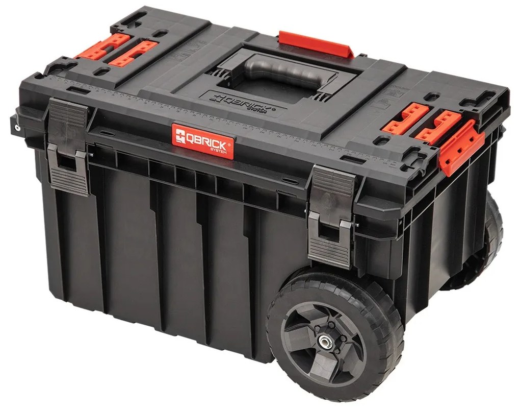 Kufrík na náradie Qbrick System ONE VARIO s teleskopickou rukoväťou