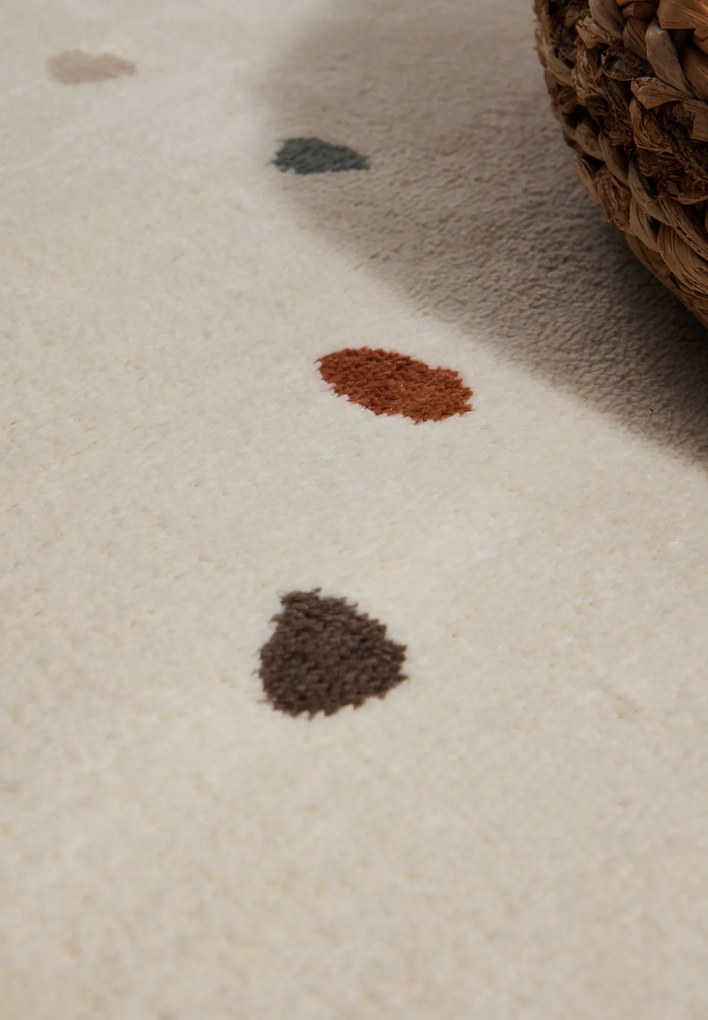 Hanse Home, Detský koberec Adventures 106210 Cream Multicolor kruh, 160x160 (priemer) kruh, biela, detská izba