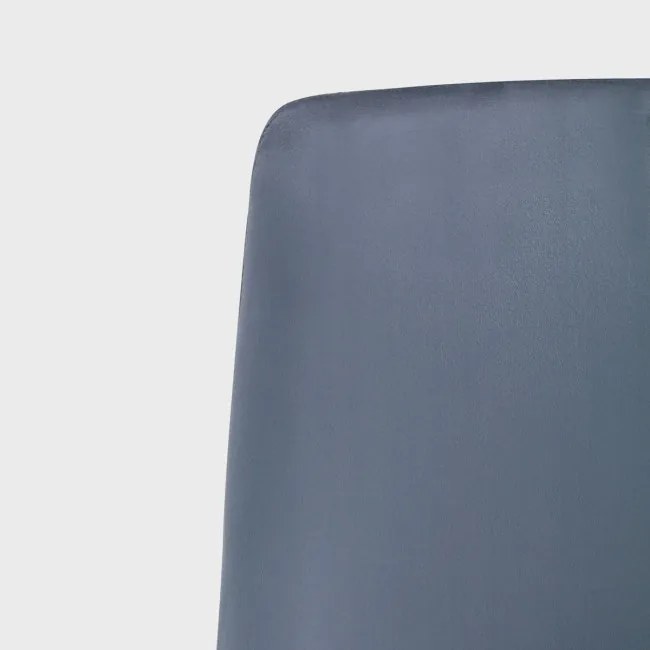 Jedálenská stolička LOGAN zamatová tmavosivá 743849