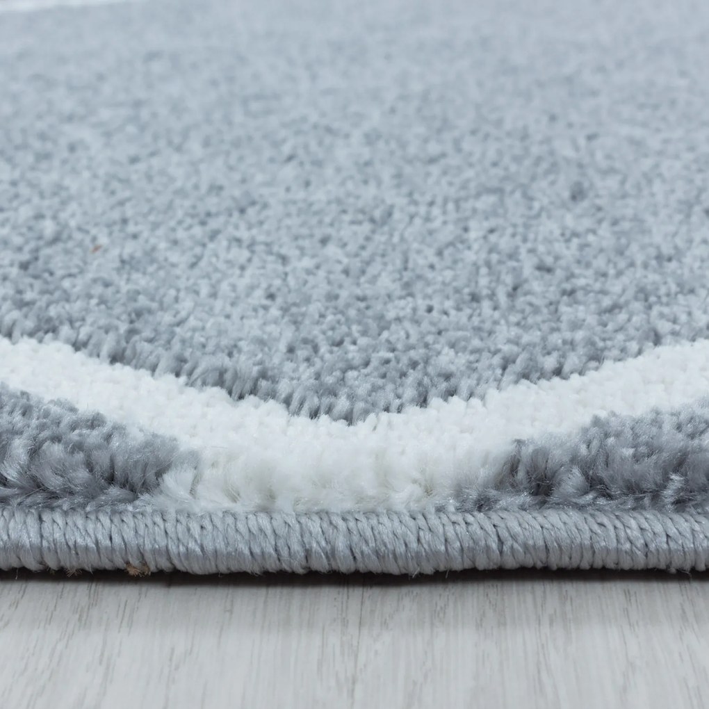 Kusový koberec Rio 4601 silver, 80x150, šedá, kancelária, Ayyildiz