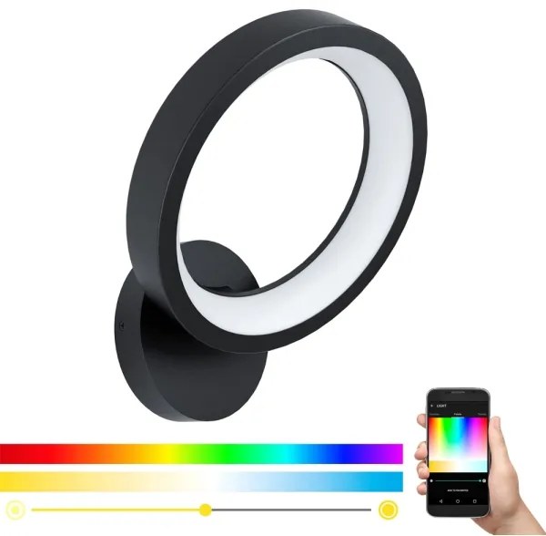Eglo 99028 - LED RGB Stmievateľné nástenné svietidlo MARGHERA-C LED/16W/230V