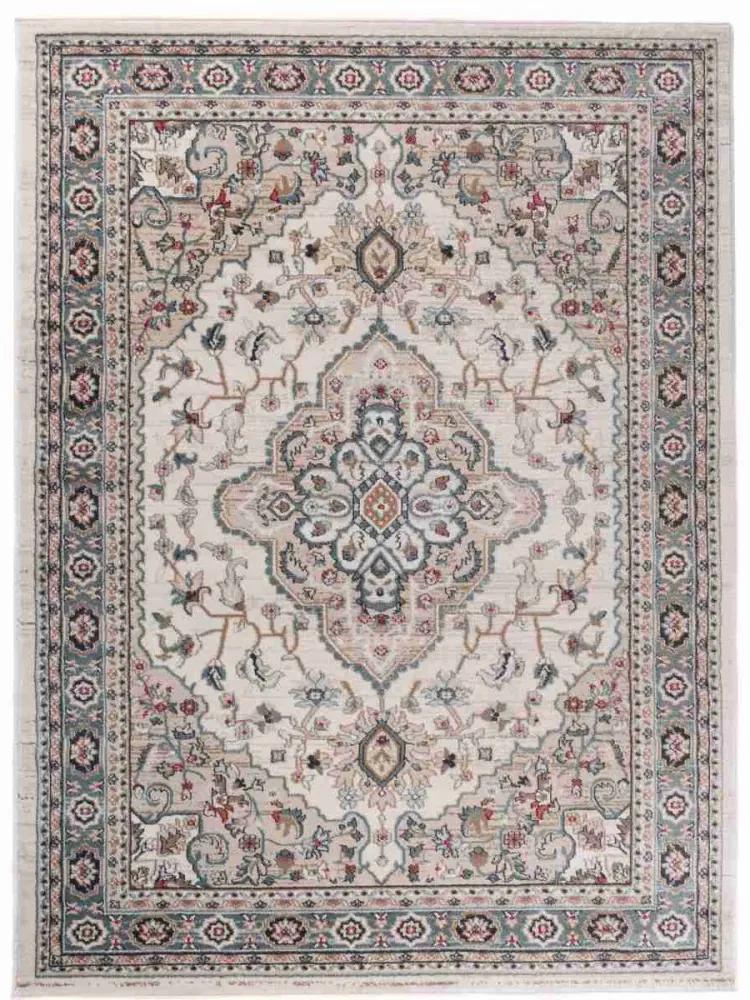 *Kusový koberec klasický Dalia biely, Velikosti 60x100cm
