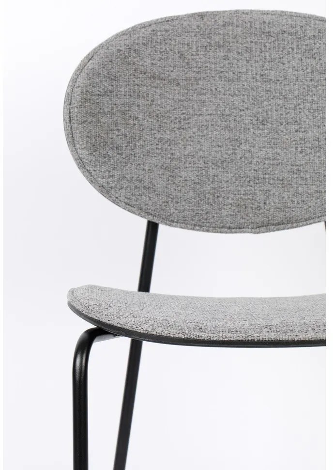 Sivé barové stoličky v súprave 2 ks 96 cm Donny – White Label