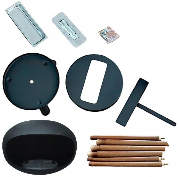 Biokrb TOKIO 45x100 cm 2 kW čierny