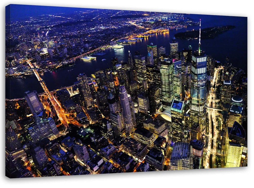 Gario Obraz na plátne New York v noci Rozmery: 60 x 40 cm