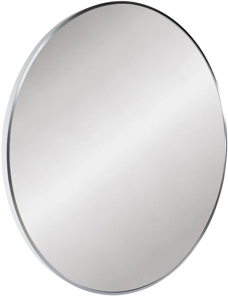 Nástenné zrkadlo Elsie XL 323832 - 80x80 cm - Strieborná
