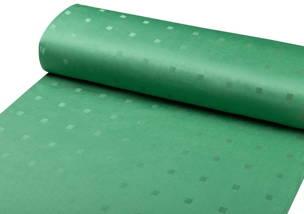 Biante Dekoračná obliečka na vankúš PM-022 Štvorčeky na zelenom 50 x 70 cm