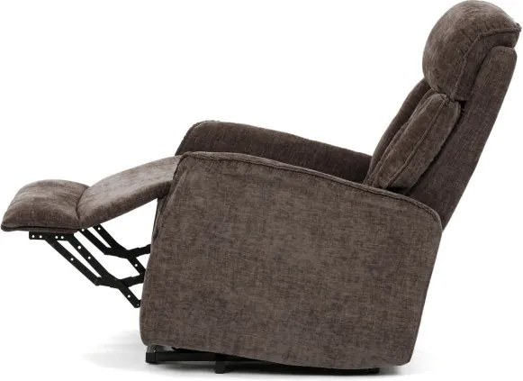 Polohovacie kreslo hnedé, elektrické TV-H9727 BR2