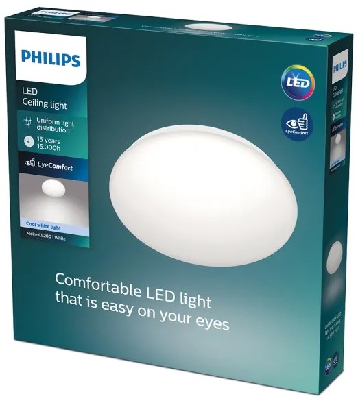 Philips - LED Stropné svietidlo MOIRE 1xLED/17W/230V 4000K