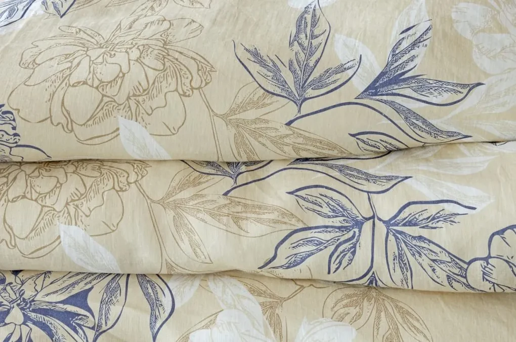 Posteľná bielizeň - Flora Linen 100% ľan 40/40