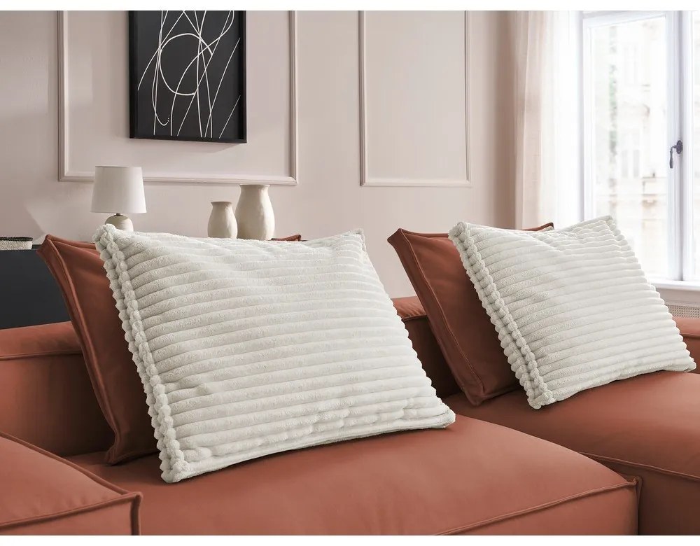 Tmavohnedá rohová pohovka z imitácie kože (variabilná) Boheme – Bobochic Paris