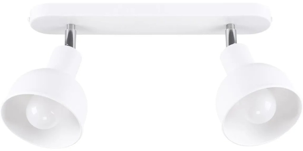 Sollux SL.1314 - Bodové svietidlo ELBA 2xE27/15W/230V biela