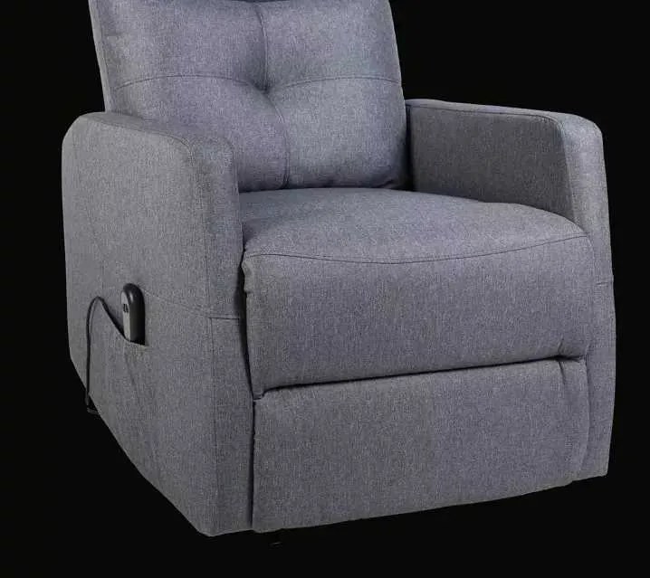 LuxuryForm DESIGN Elektricky polohovateľné televízne kreslo SEMIR - šedé