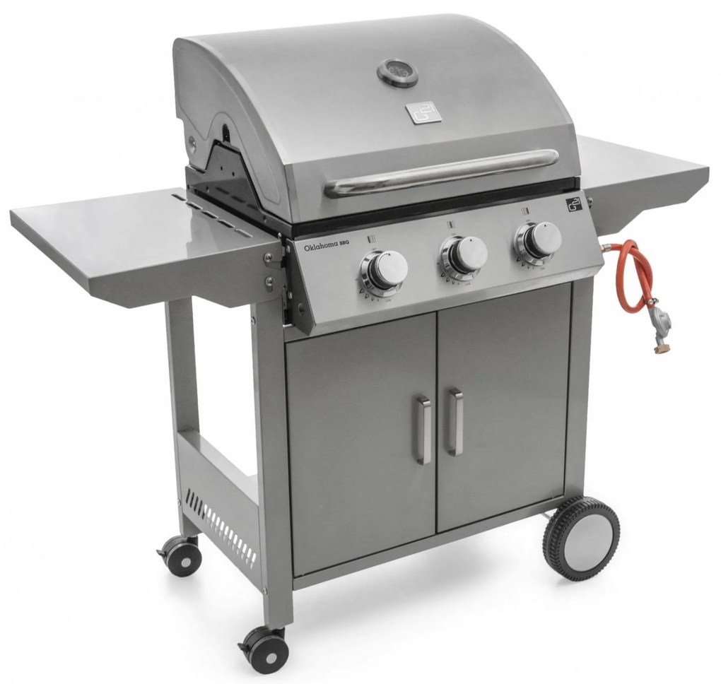 Plynový gril G21 Oklahoma BBQ PremLine 3 horáky - redukčný ventil ZADARMO