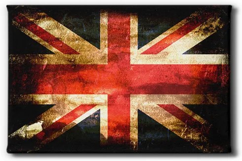 GLIX Britská vlajka - obraz na plátne 60 x 40 cm