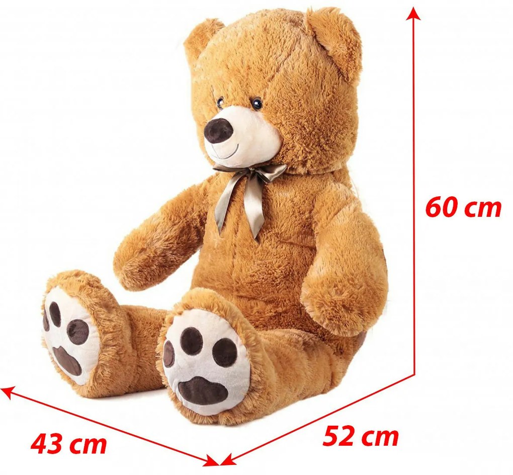 Veľký plyšový medveď Kuba s visačkou 100 cm