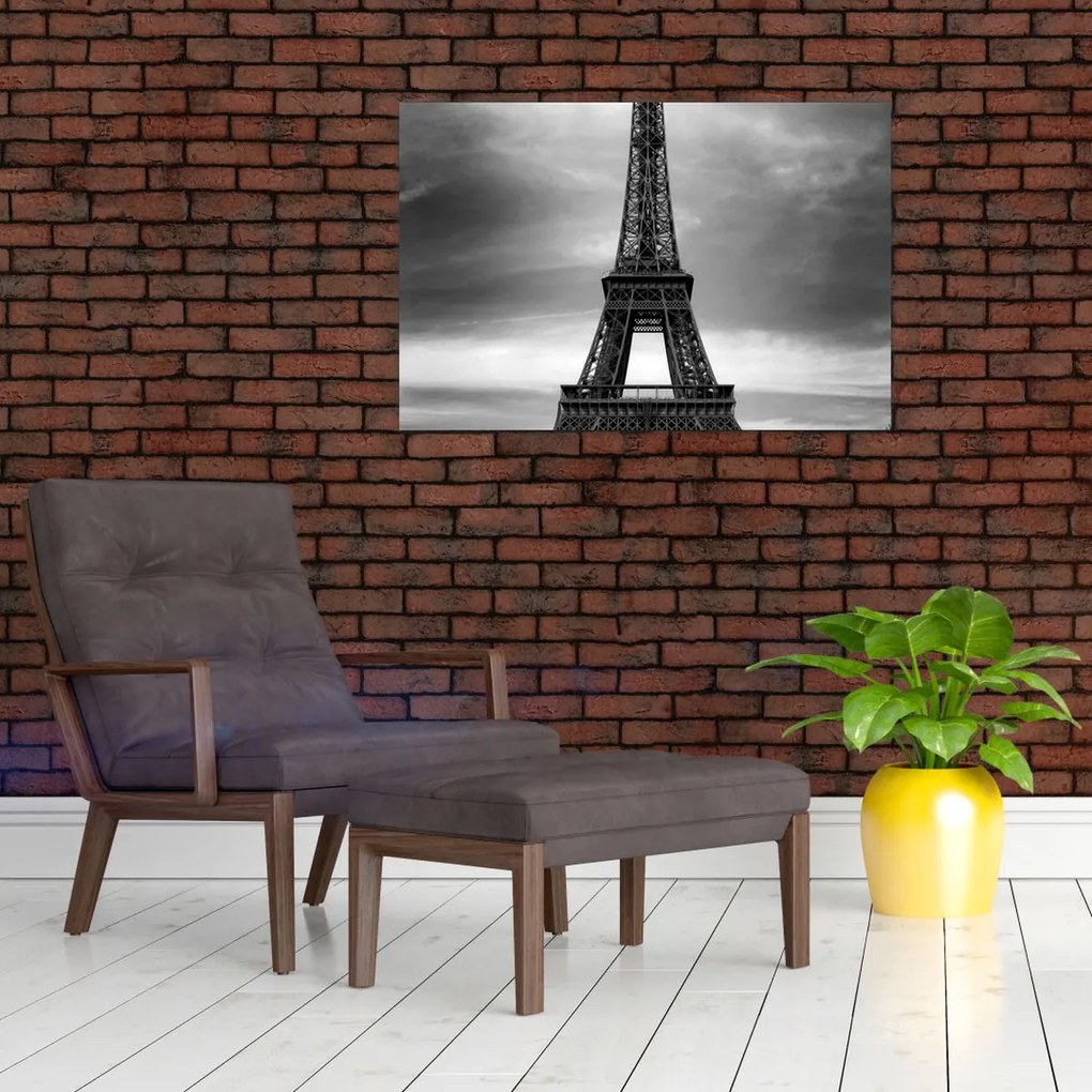 Obraz - Ružové auto v Paríži (90x60 cm)