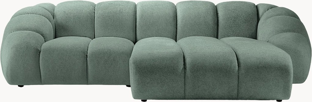 Velúrová rohová pohovka Diana (3-miestna)