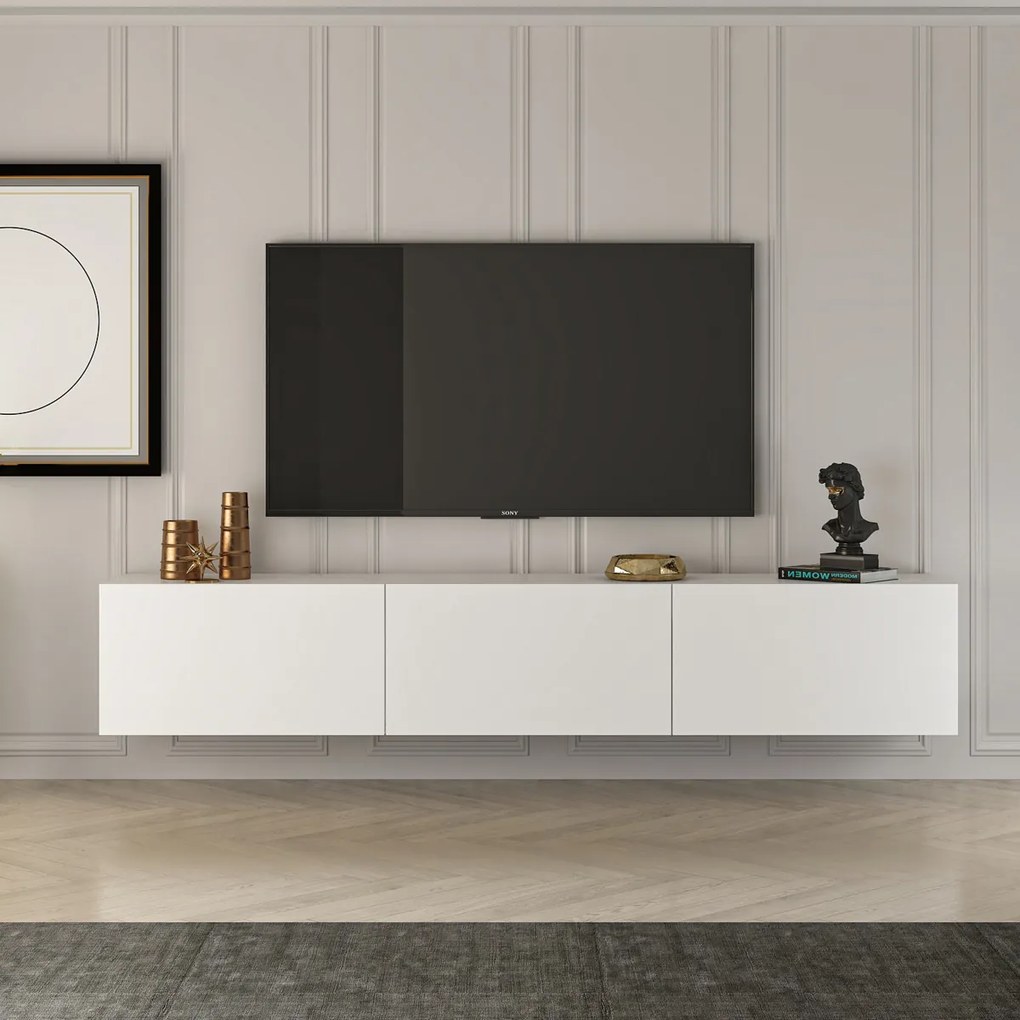 TV stolík West White
