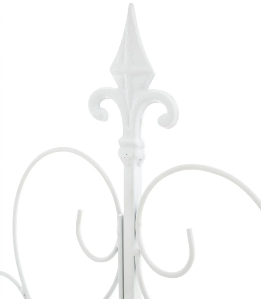 Mriežka na popínavé rastliny Mandevilla - 133 x 99 cm - Biela