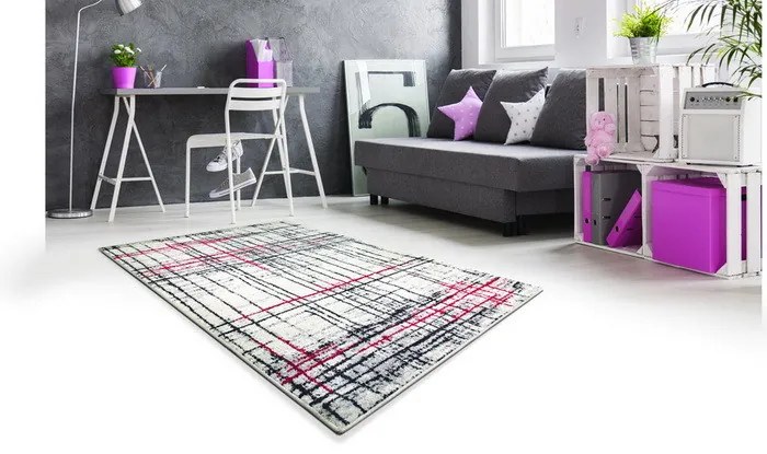 Oriental Weavers, Kusový koberec Lotto 406 FM6 W, 67x120, béžová, obývacia izba