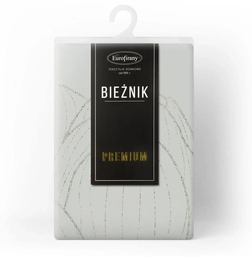 OBRUS BLINK 12 35X140 CM BIELY