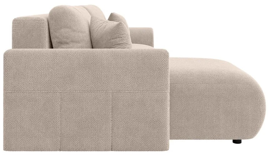 Béžová rozkladacia rohová pohovka (variabilná) Lorine – Ropez