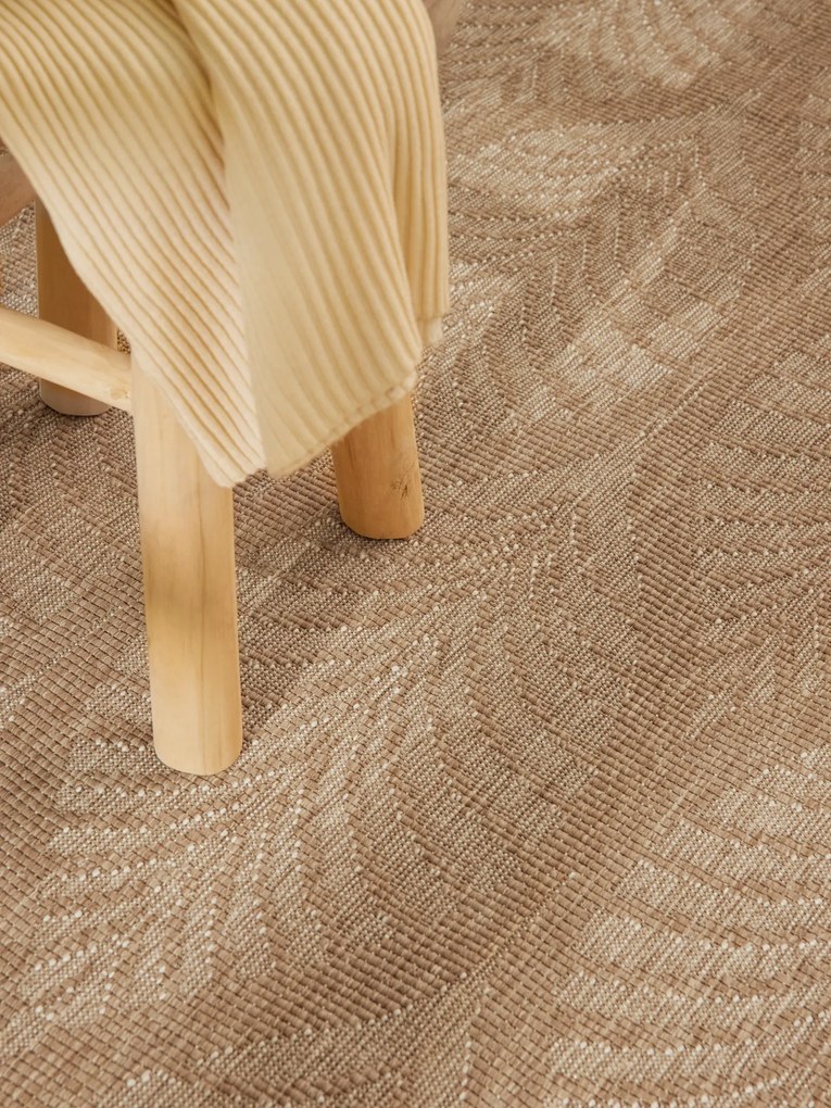 NORTHRUGS, Koberec behúň Duet Liora 106247 Beige/White - na von aj na doma, 80x250, béžová, chodba / predsieň