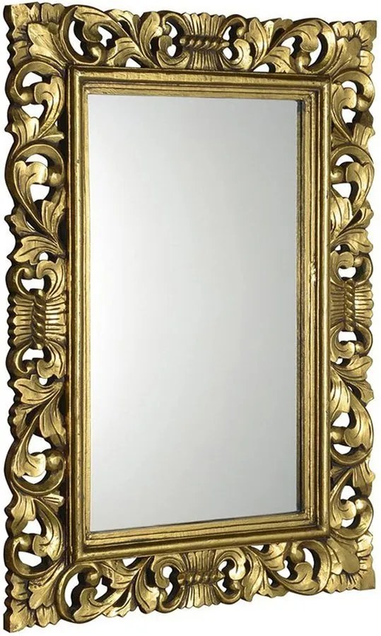 Sapho Sapho, SCULE zrkadlo v ráme, 80x120cm, zlatá, IN316