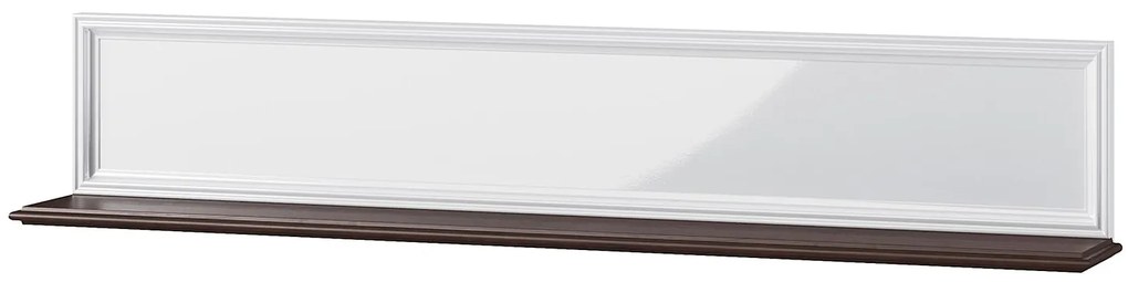 Nástenná polica Massimo 35 168 cm biela/mocca