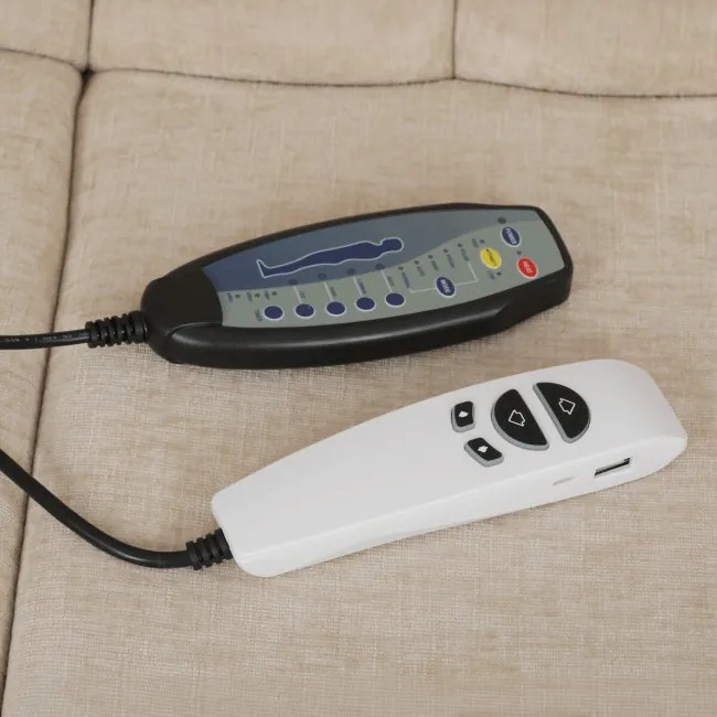 Polohovacie kreslo béžové, elektrické TV-H9727 CRM2