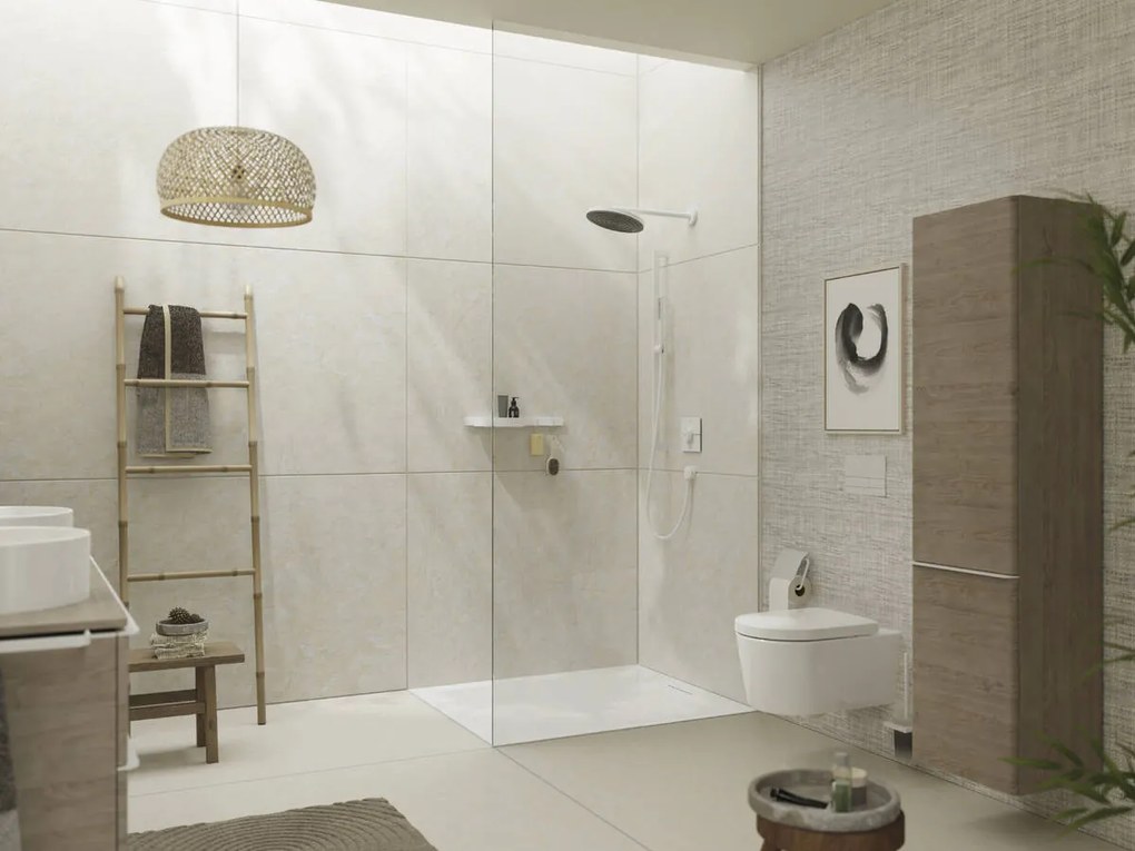 Hansgrohe Pulsify S, sprchová súprava 100 1jet EcoSmart so sprchovou tyčou 900 mm, biela matná, HAN-24382700
