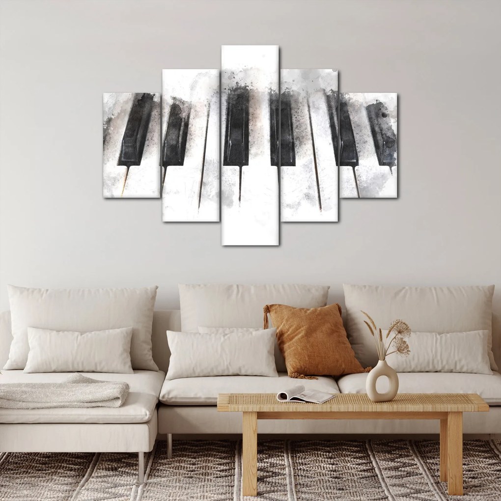 Obraz - Piano, aquarel (150x105 cm)