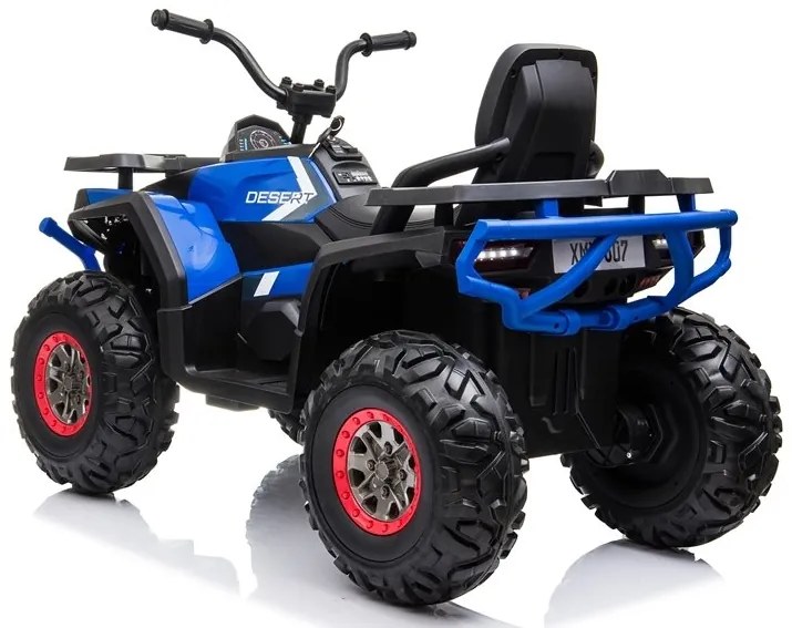 LEAN CARS ELEKTRICKÁ ŠTVORKOLKA XMX607 - MODRÁ - 4x45W - 12V10Ah - 2023