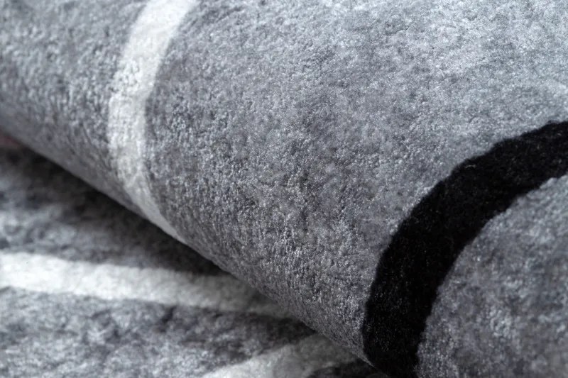 Dywany Łuszczów, Detský kusový koberec Junior 52106.801 Alphabet grey, 120x170, šedá, detská izba