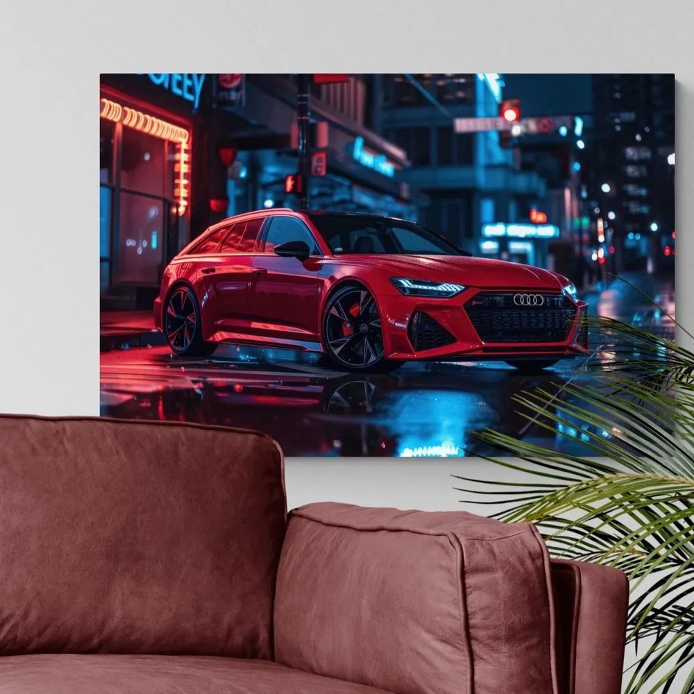 Obraz červené Audi - RS6 Legacy Edition