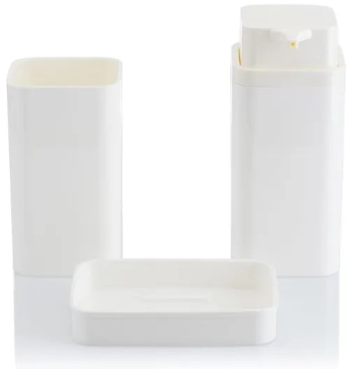 Kúpeľňový set SIERRA 5 ks biela