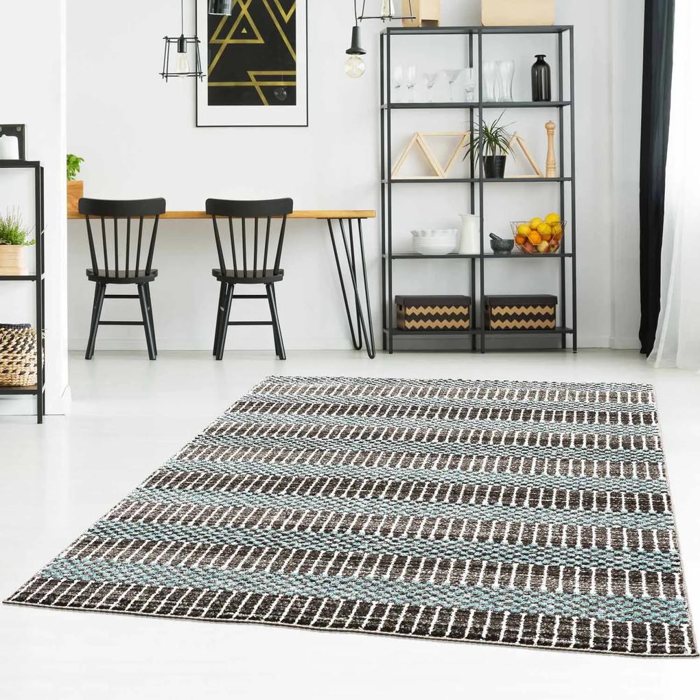 Dekorstudio Moderný koberec MODA SOFT sivo modrý 1131 Rozmer koberca: 80x300cm